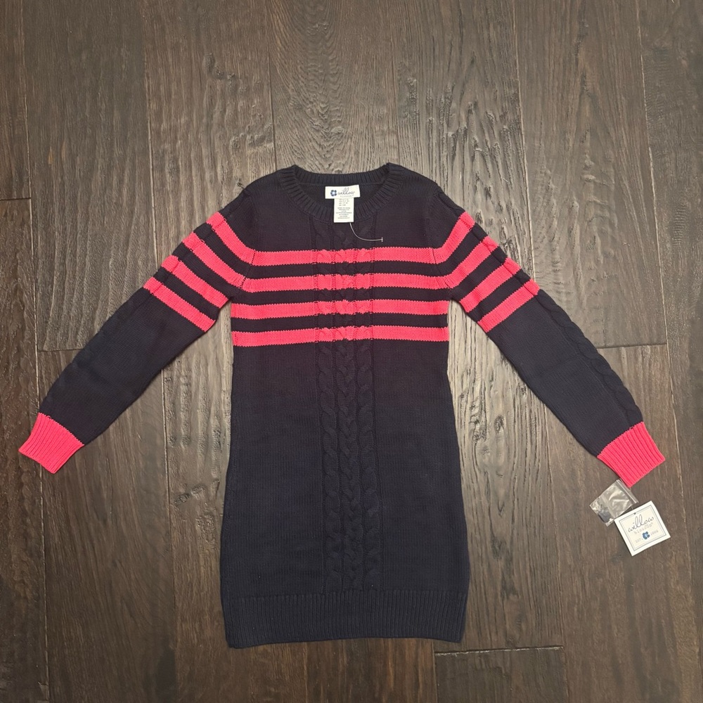 Kids Wildfox Pink and Navy Sweater